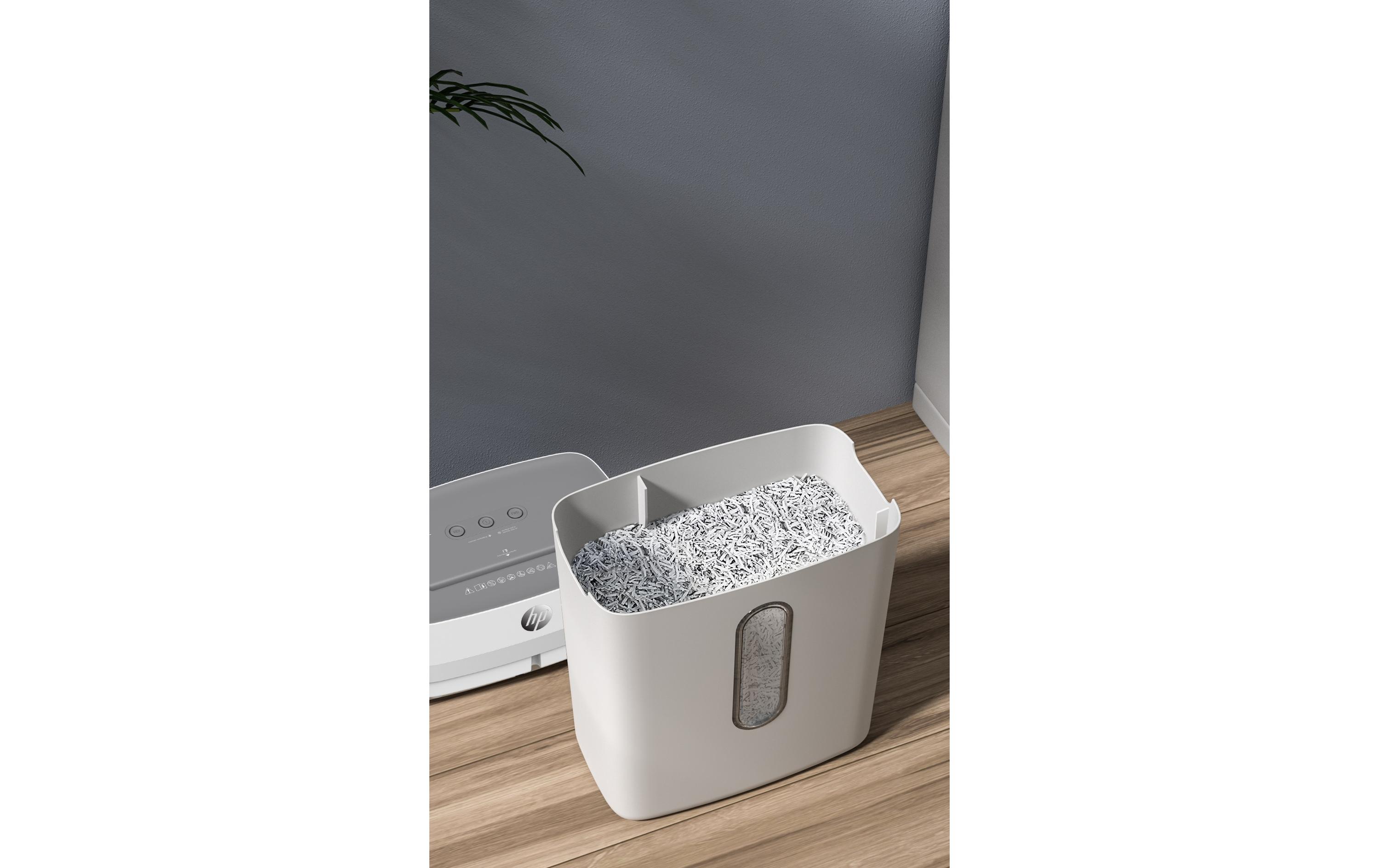 Aktenvernichter OneShred 12CC P-4, 12 Seiten<br>Dokumentenvernichter von HP