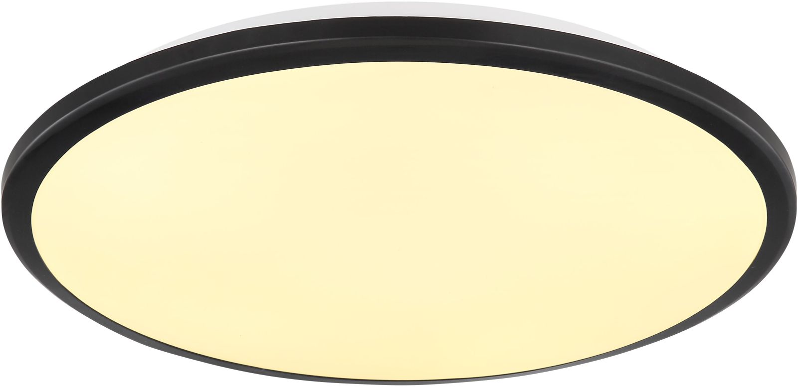 LED-Deckenleuchte - schwarz - Ø 35 cm