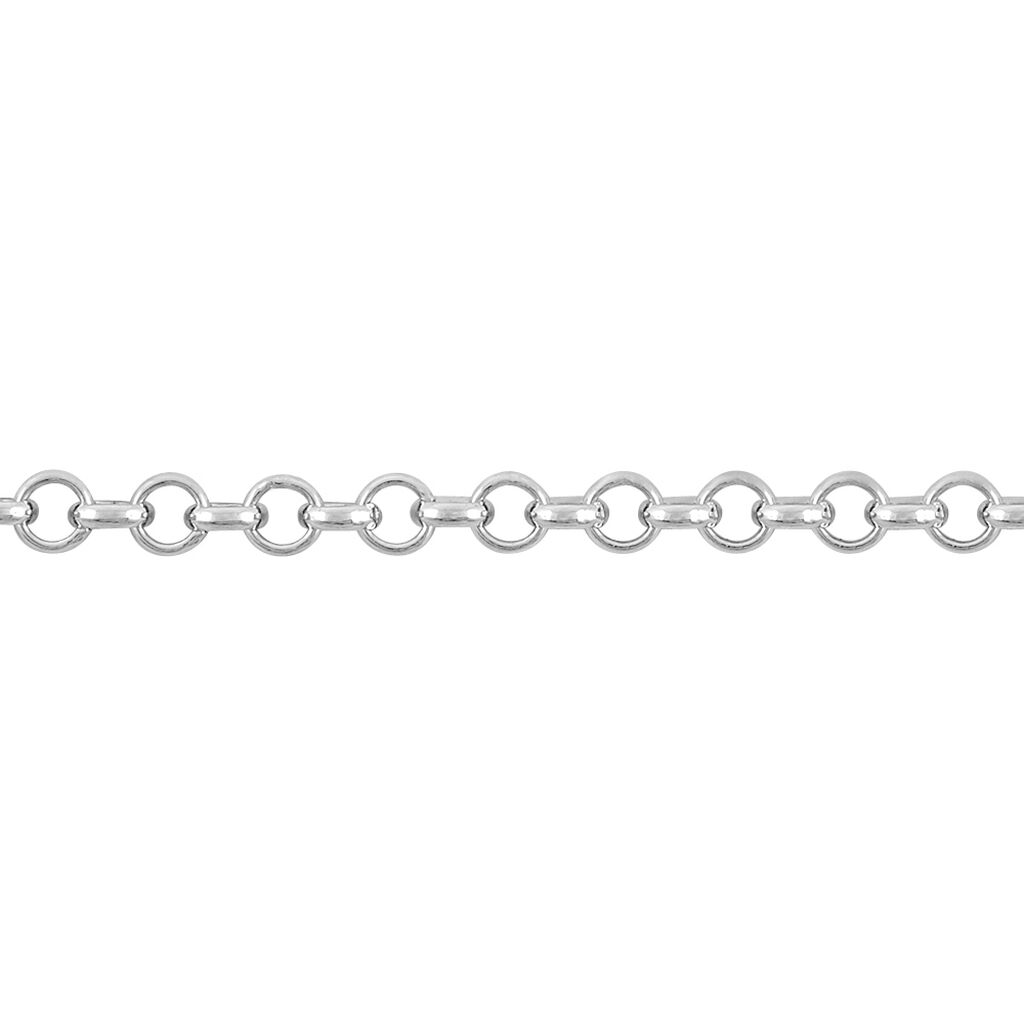 Bracelet Carola Maille Jaseron Argent Blanc