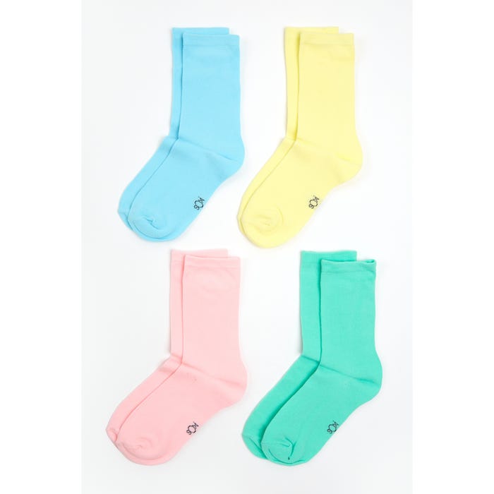 sOxi-4-pack sokken effen - sOxi