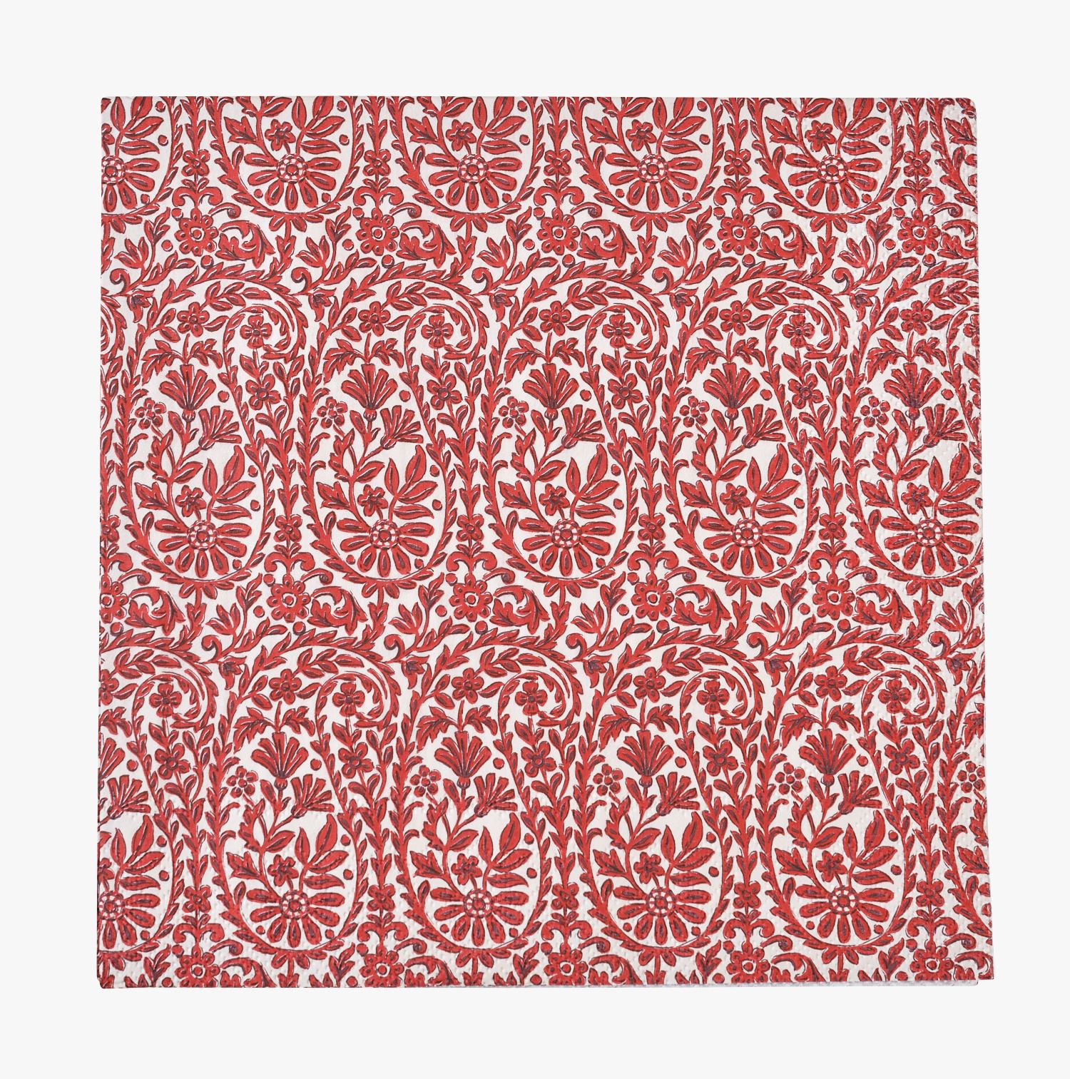 Middagsservietter multi rosa - 40x40 cm