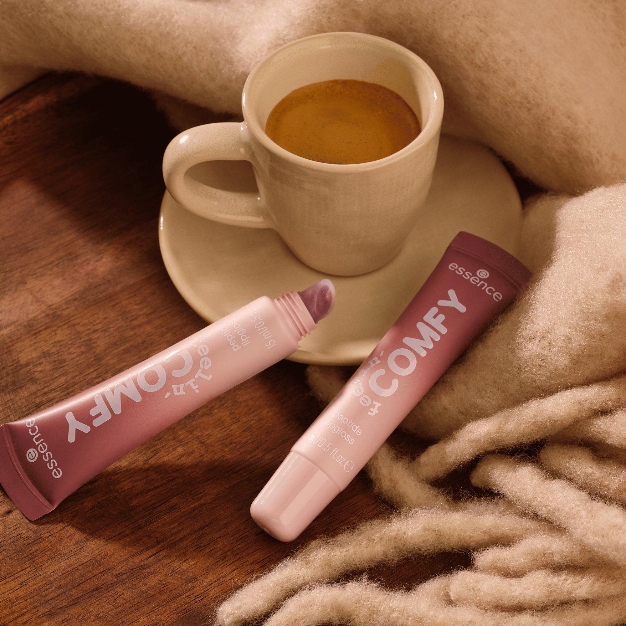 feelin' comfy peptide lipgloss