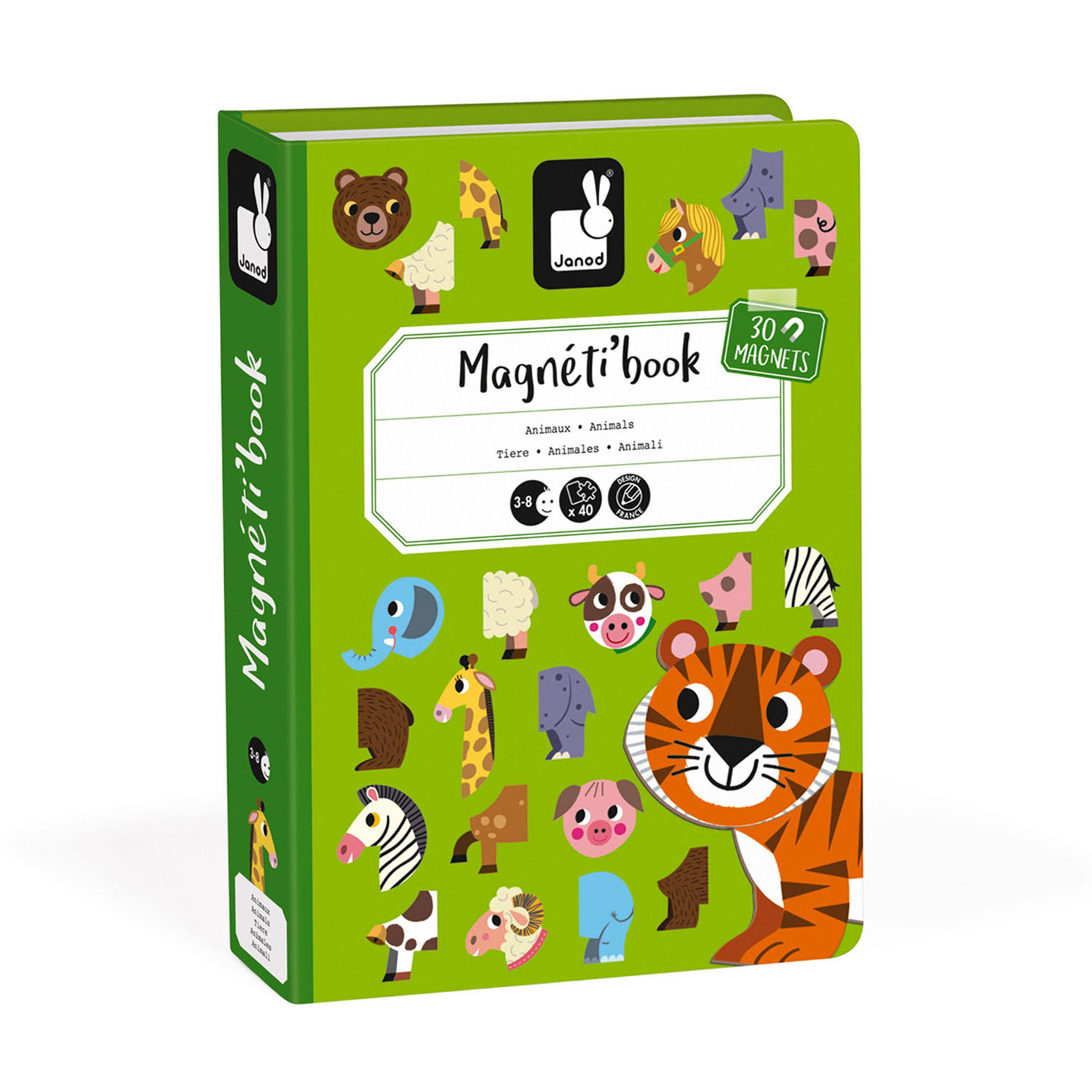 Janod Magnetibook - Dieren