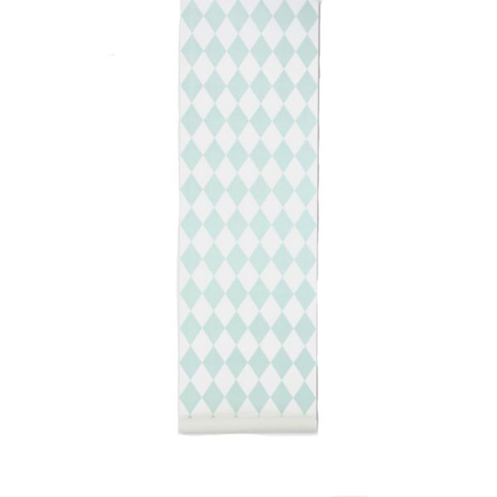 Wallpaper Harlequin Mint - Ferm Living → Luksusbaby.dk