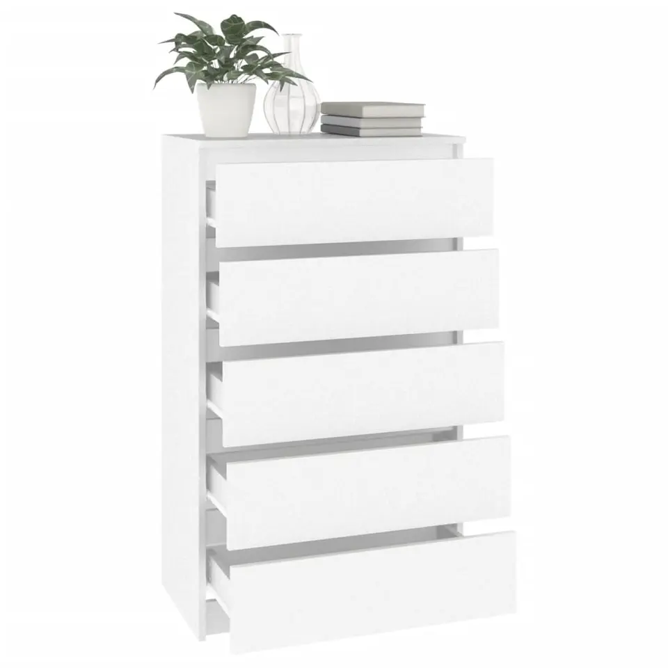 vidaXL - Ladekast - Wit - Bewerkt hout