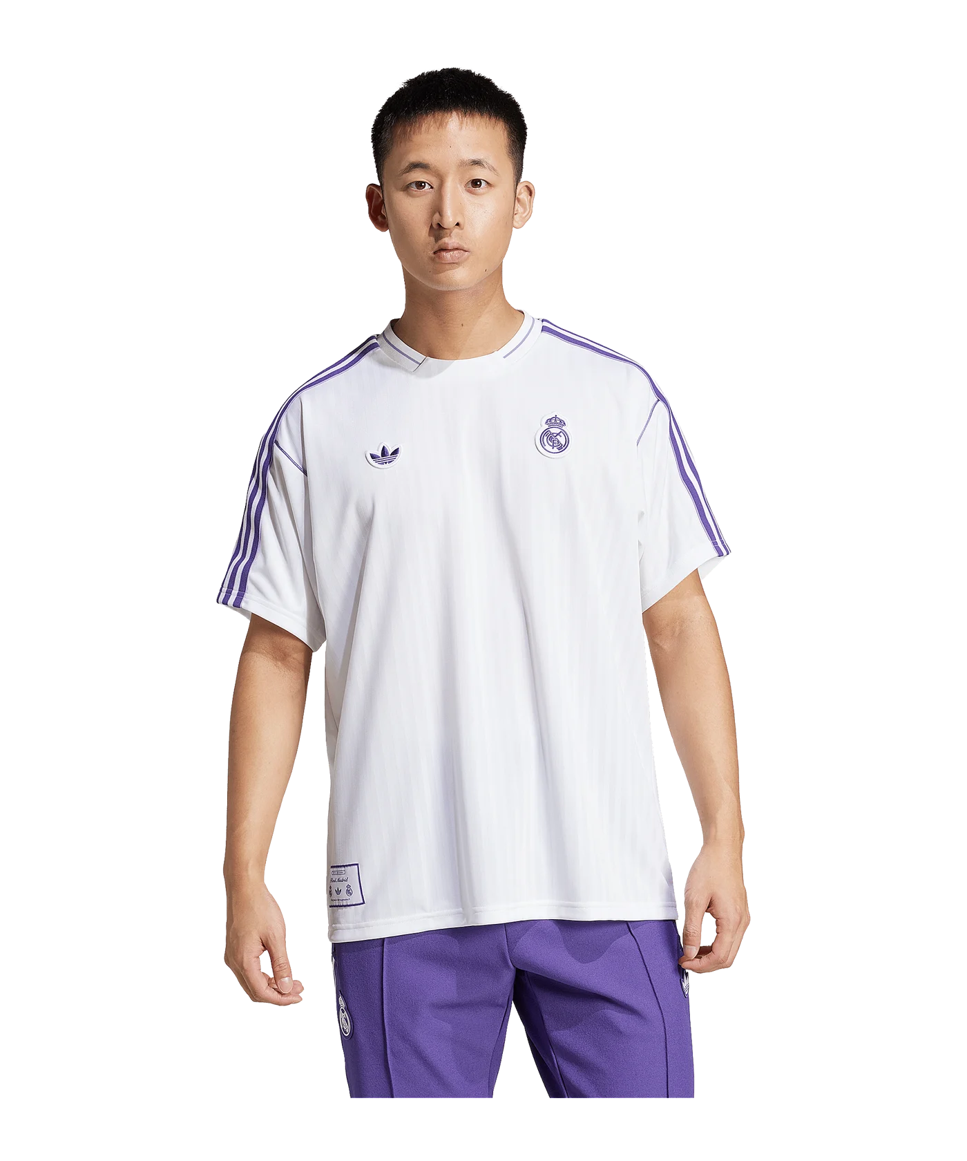 adidas Real Madrid Terrace Icon Trikot Weiss