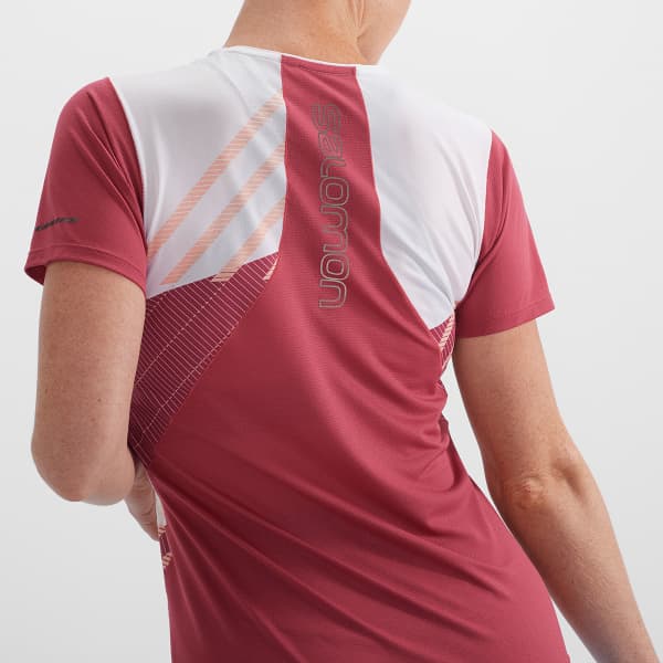 T-shirt trail SALOMON T SHIRT SENSE AERO SS TEE W WHITE EARTH