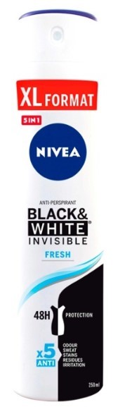 Nivea Deospray Black & White Invisible Fresh 250ML