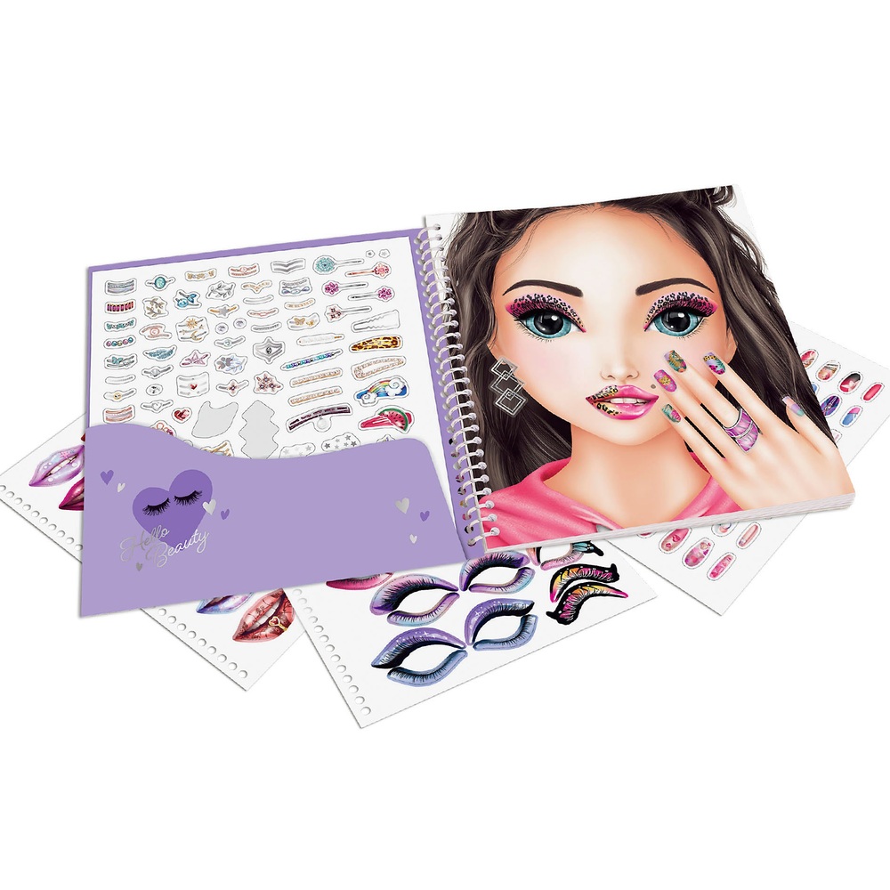 TOPModel Anzieh- und Schönheits-Stickerbuch
