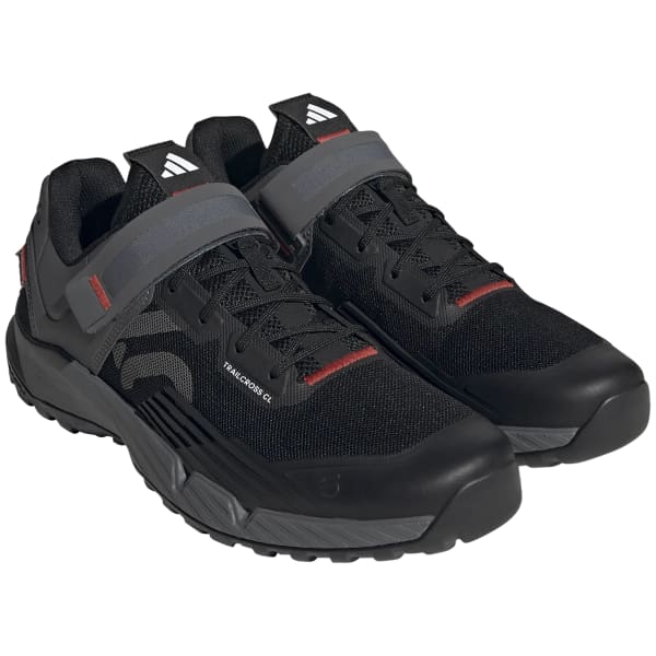 Chaussure VTT automatique FIVE TEN 5.10 TRAILCROSS CLIP-IN CORE BLACK/GREY THREE/RED