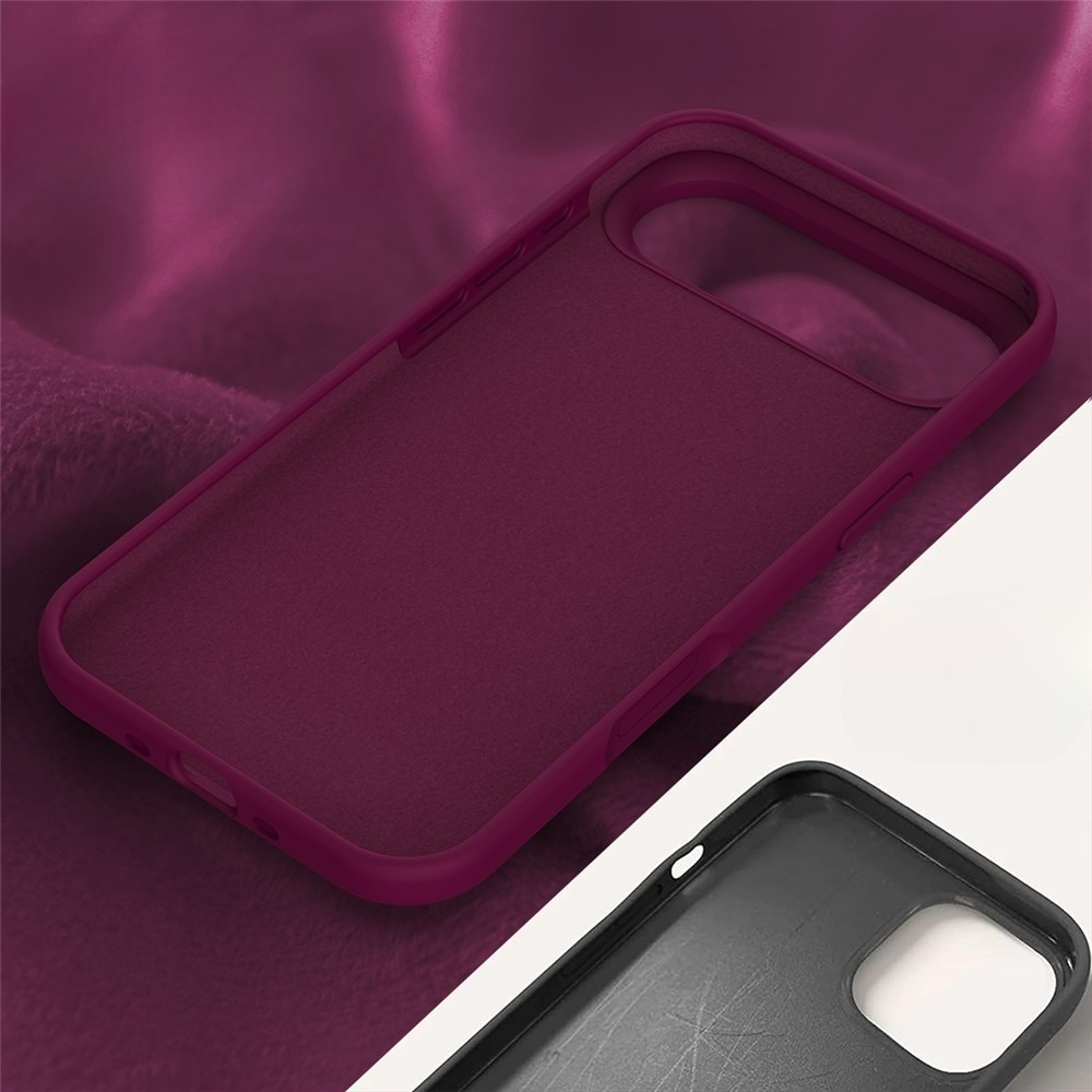 iPhone Air Silikon Case Hülle - Dunkelrot
