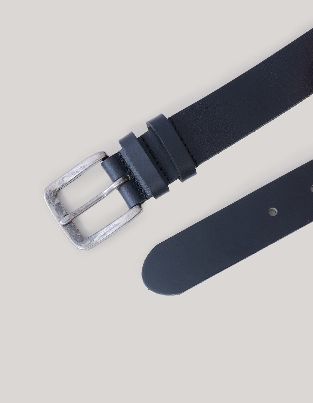 Leren Riem Zwart