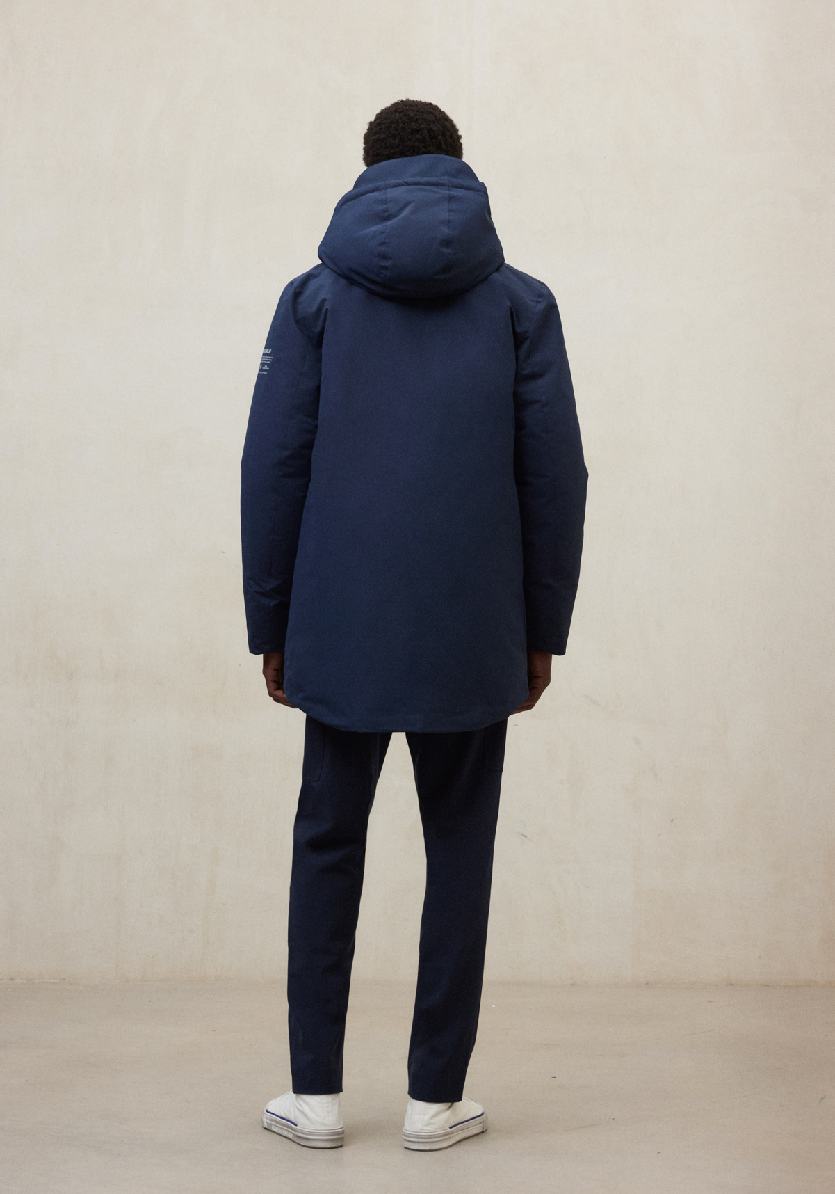 Ecoalf Parka Parko Jacket Blue Navy