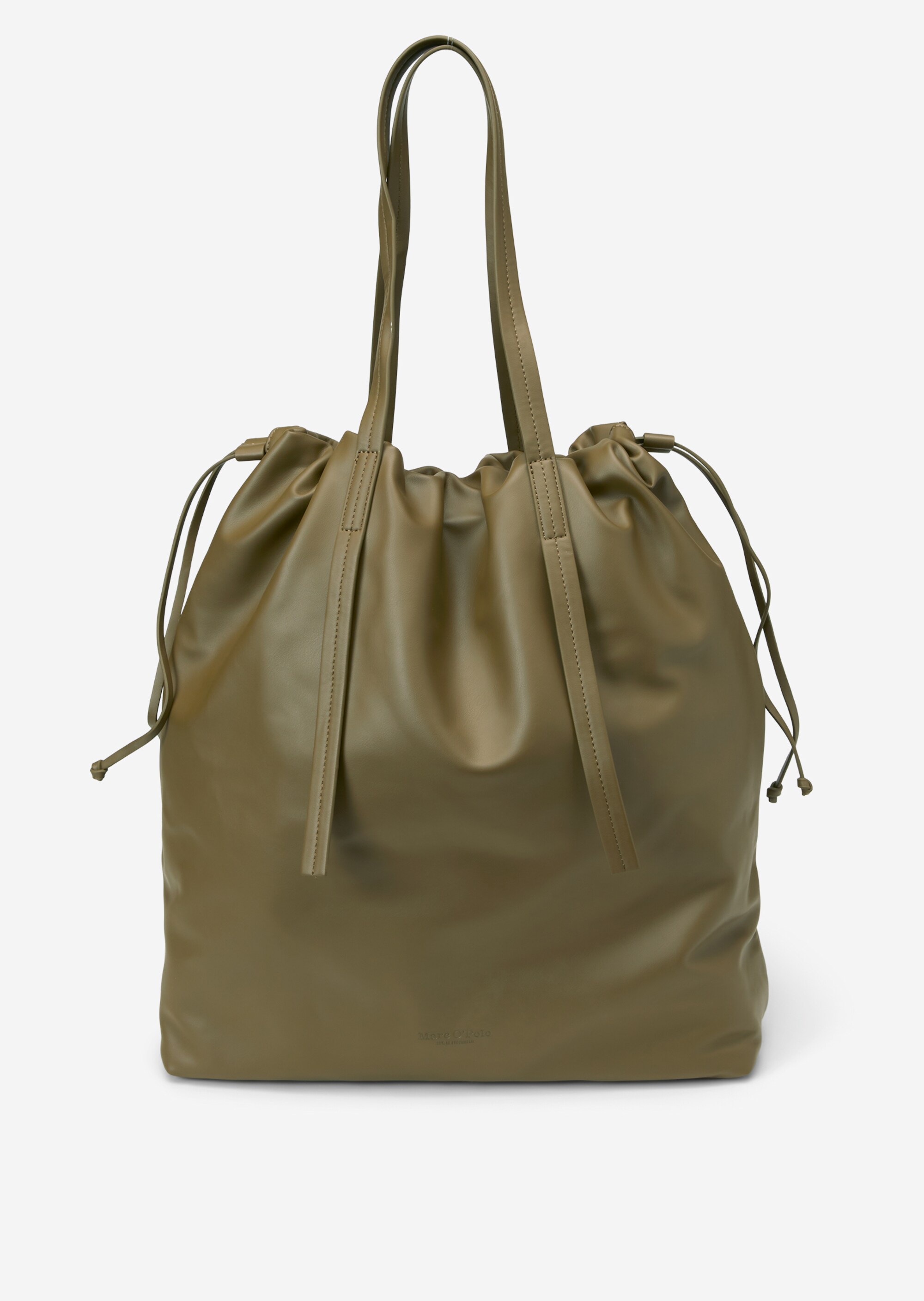 Shopper large aus einer Lederalternative aus recyceltem Polyester