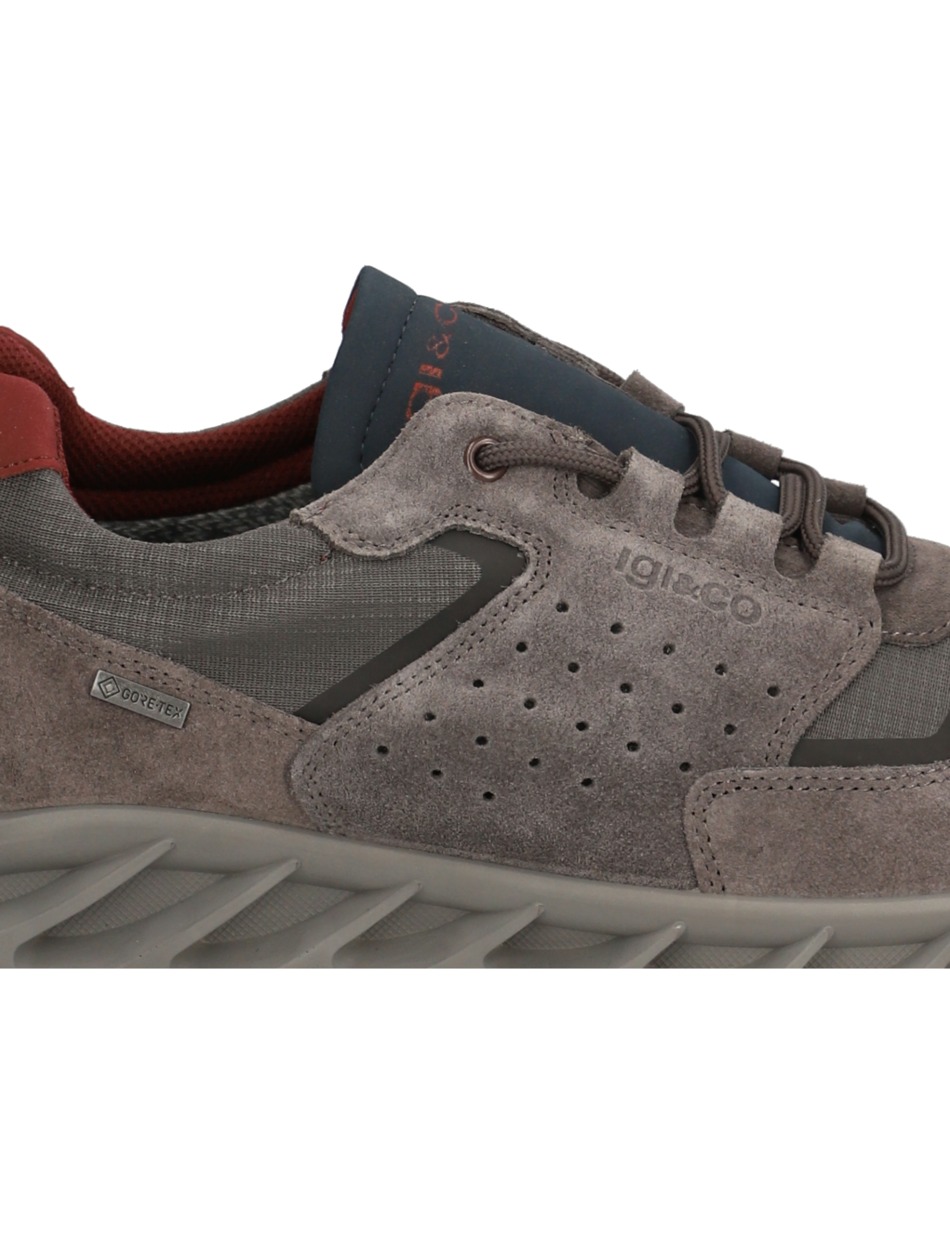 Lederkombination Sneaker