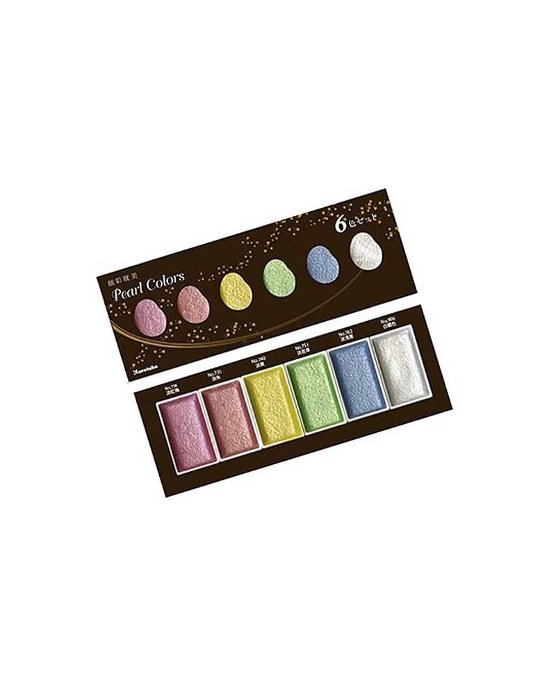 Set Gansai Tambi Pearl Colors