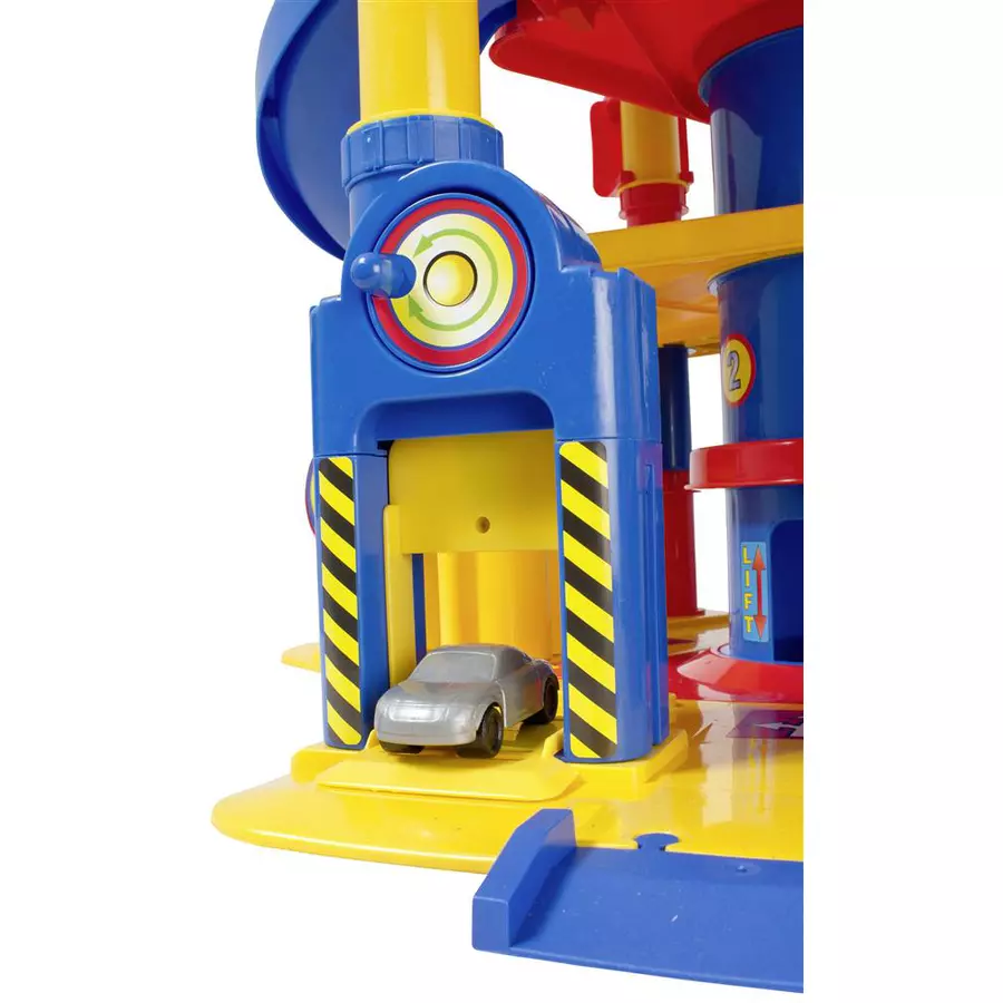 WADER QUALITY TOYS Park Tower mit 7 Ebenen und Autos