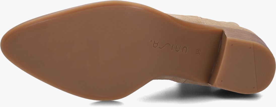 UNISA beige unisa enkellaarsjes gwen