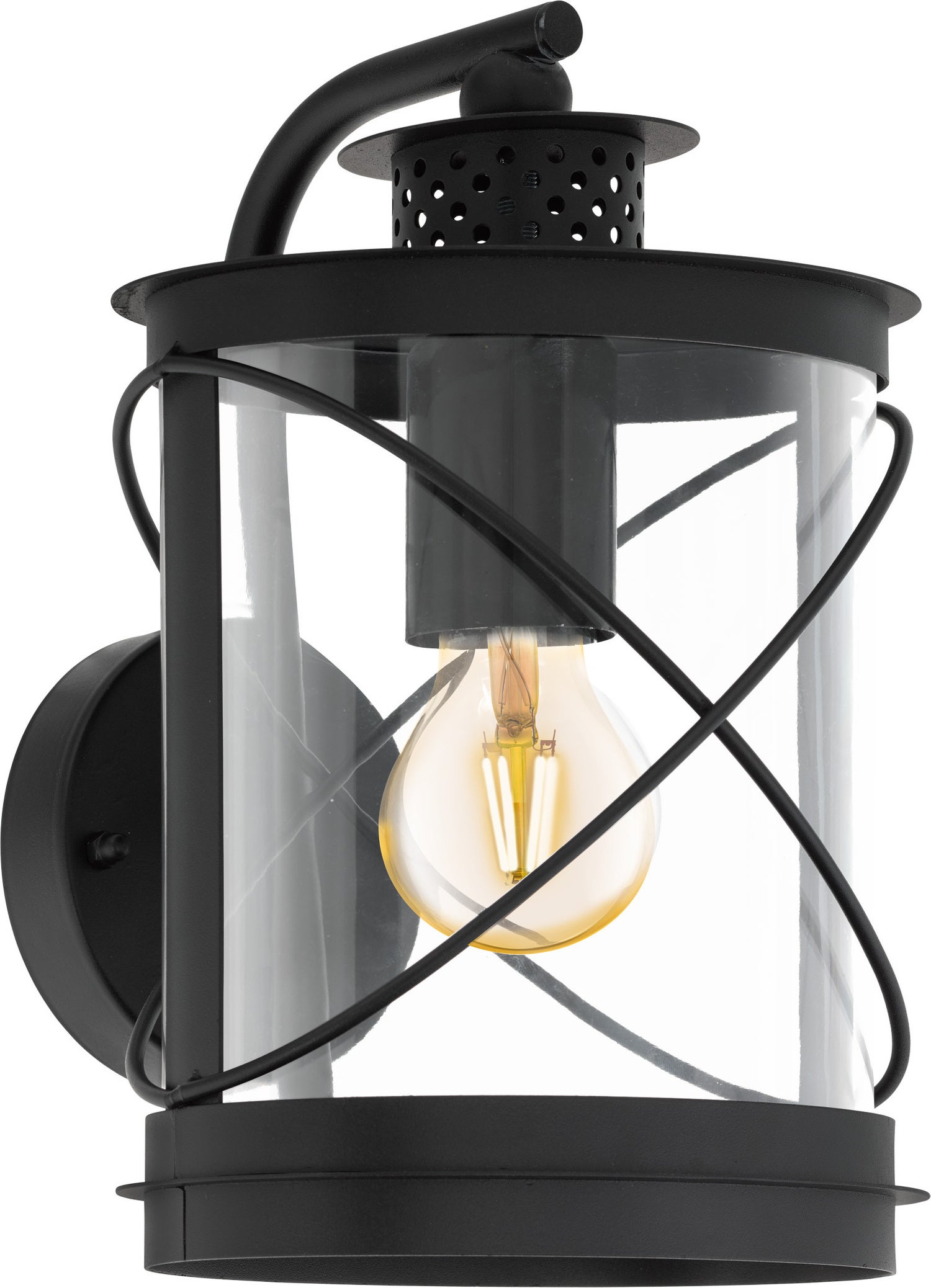 Eglo wandlamp Hilburn zwart 21 x 22,5 x 28,5 cm