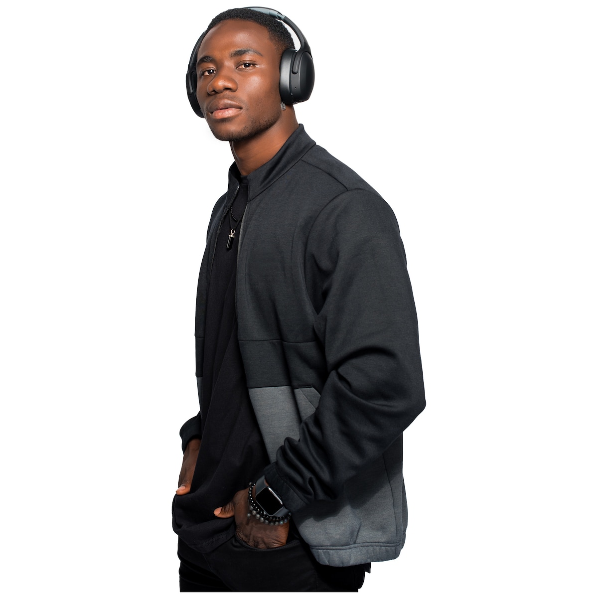 Skullcandy Crusher Evo trådløse around-ear hodetelefoner (sort)