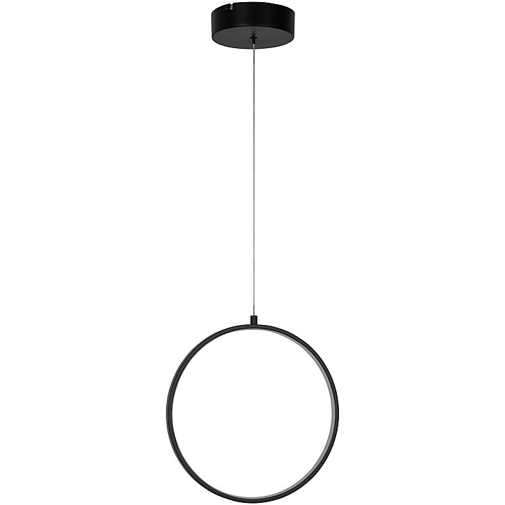 Suspension Samana LED intégrée 800lm 13W ⌀29xL.14xH.110cm noir Goodhome