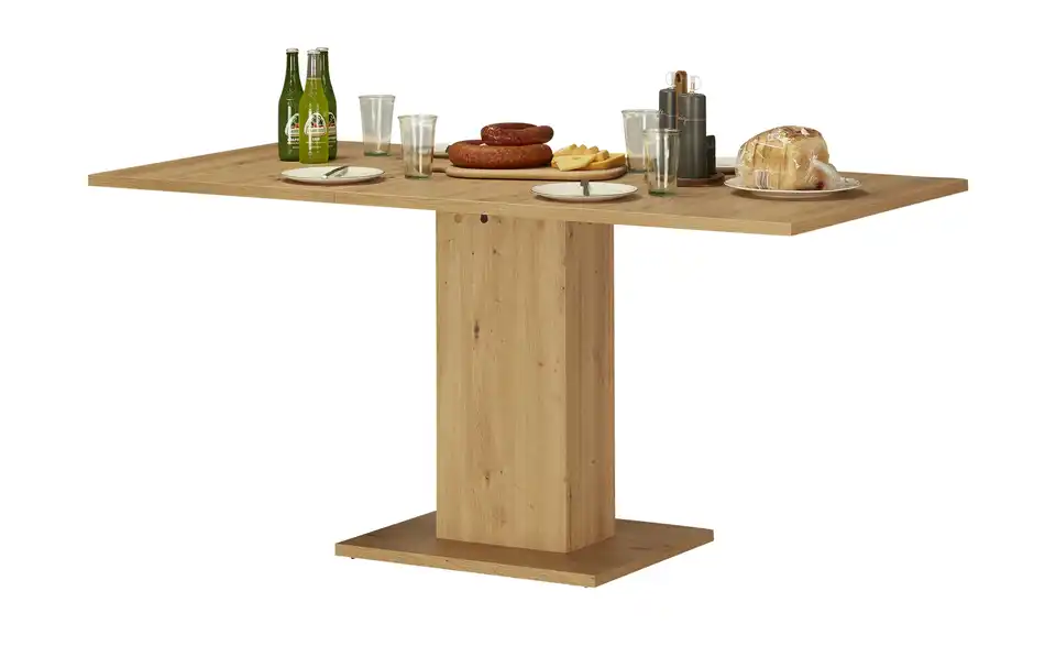 Esstisch ausziehbar Tap 120x80 cm Asteiche (Nachbildung)