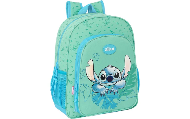 safta Kinderrucksack »Stitch Aloha« Gepolsterte Schultergurte, Gepolstertes Rückenteil, Höhenverstellbar