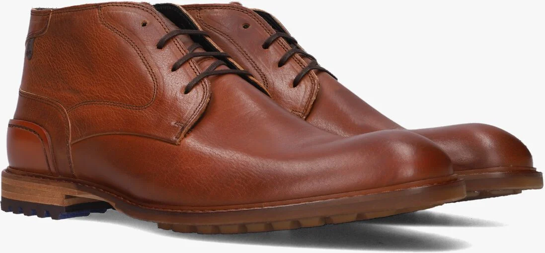 FLORIS VAN BOMMEL cognac floris van bommel nette schoenen sfm-50141