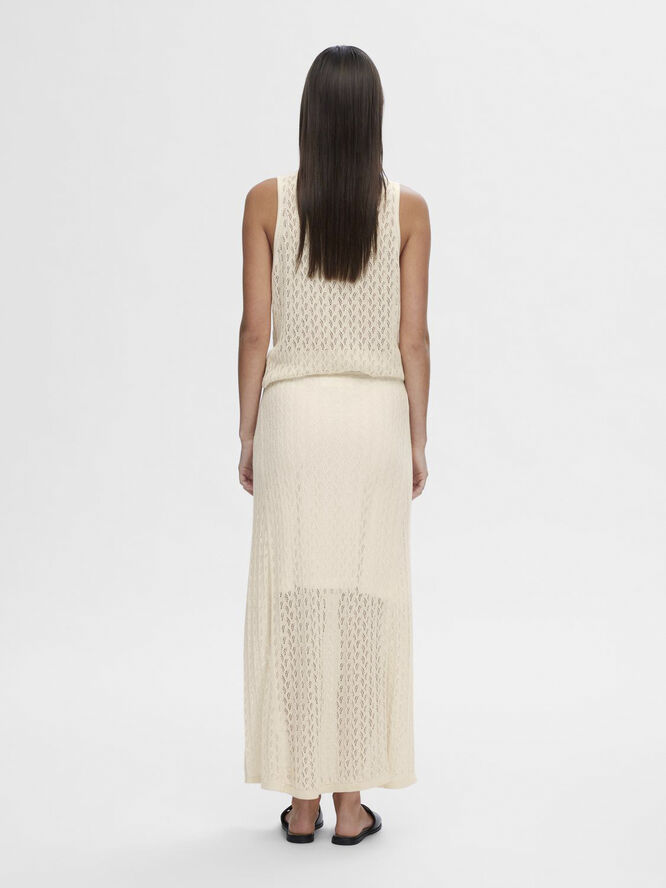 Something New SLFAGNY HW LONG KNIT SKIRT Birch