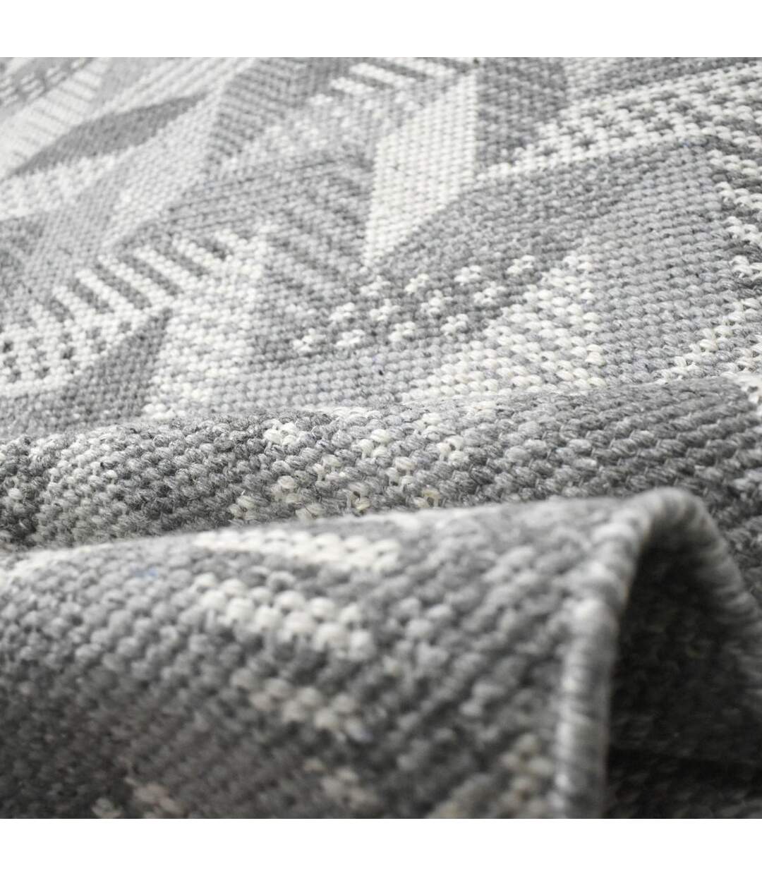 Tapis salon GEOGREY en coton Fait main Care&Fair Exclusivité BAË DÉCO