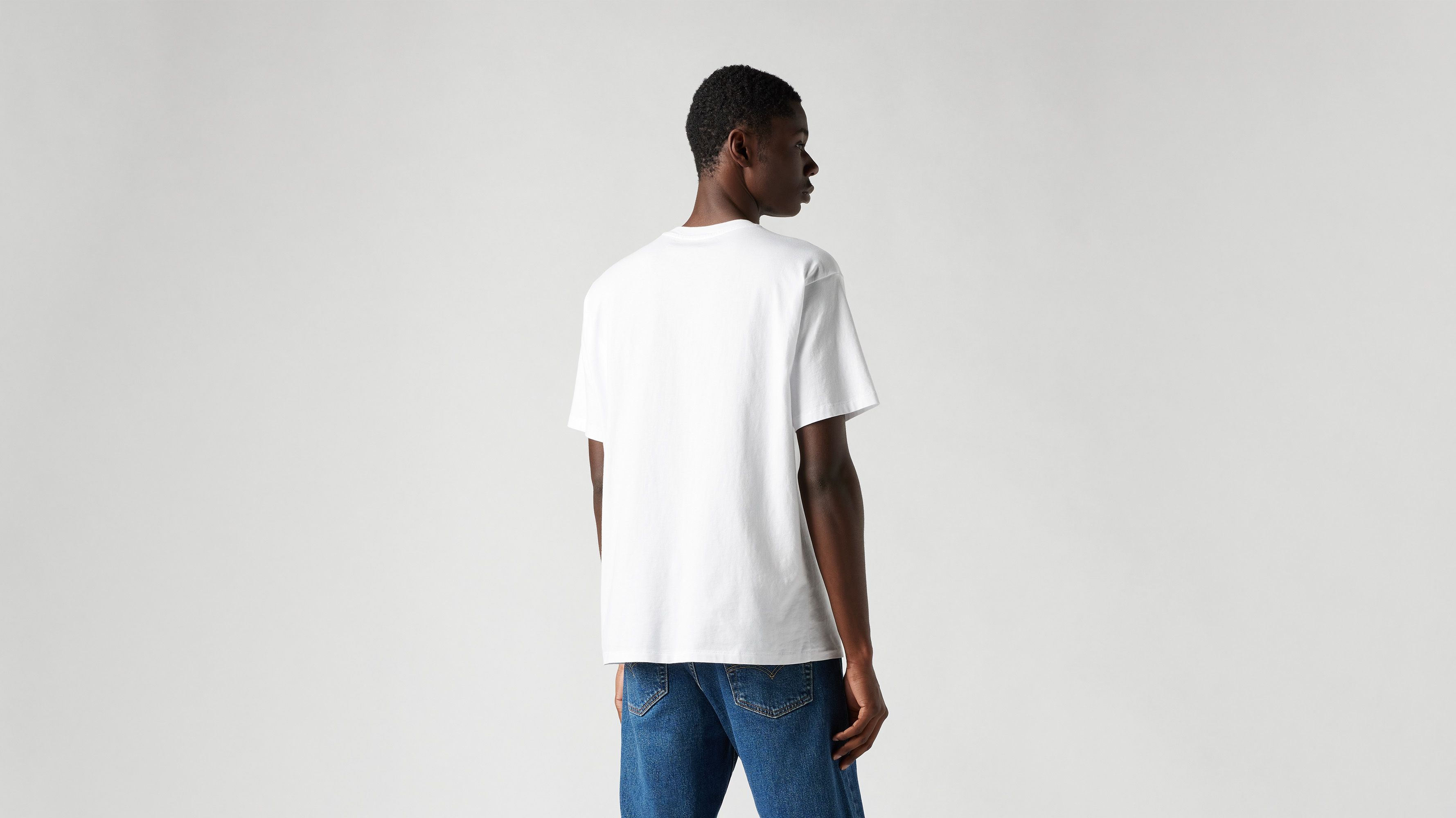 Levi's® Red Tab™ T-shirt vintage - Vintage Tee 01 White + Jersey - Blanc