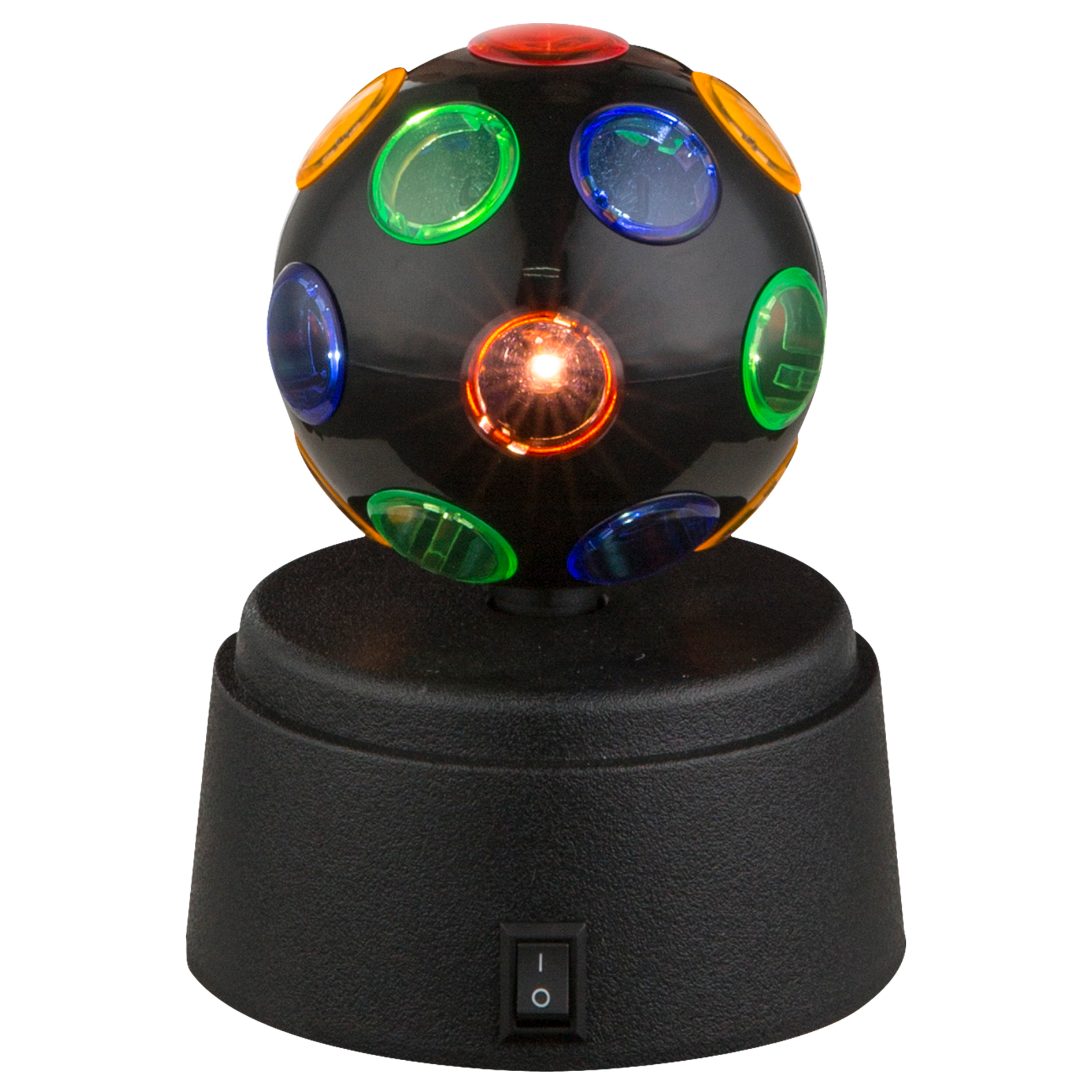LED-Tischleuchte - schwarz - bunt - 12,1 cm
