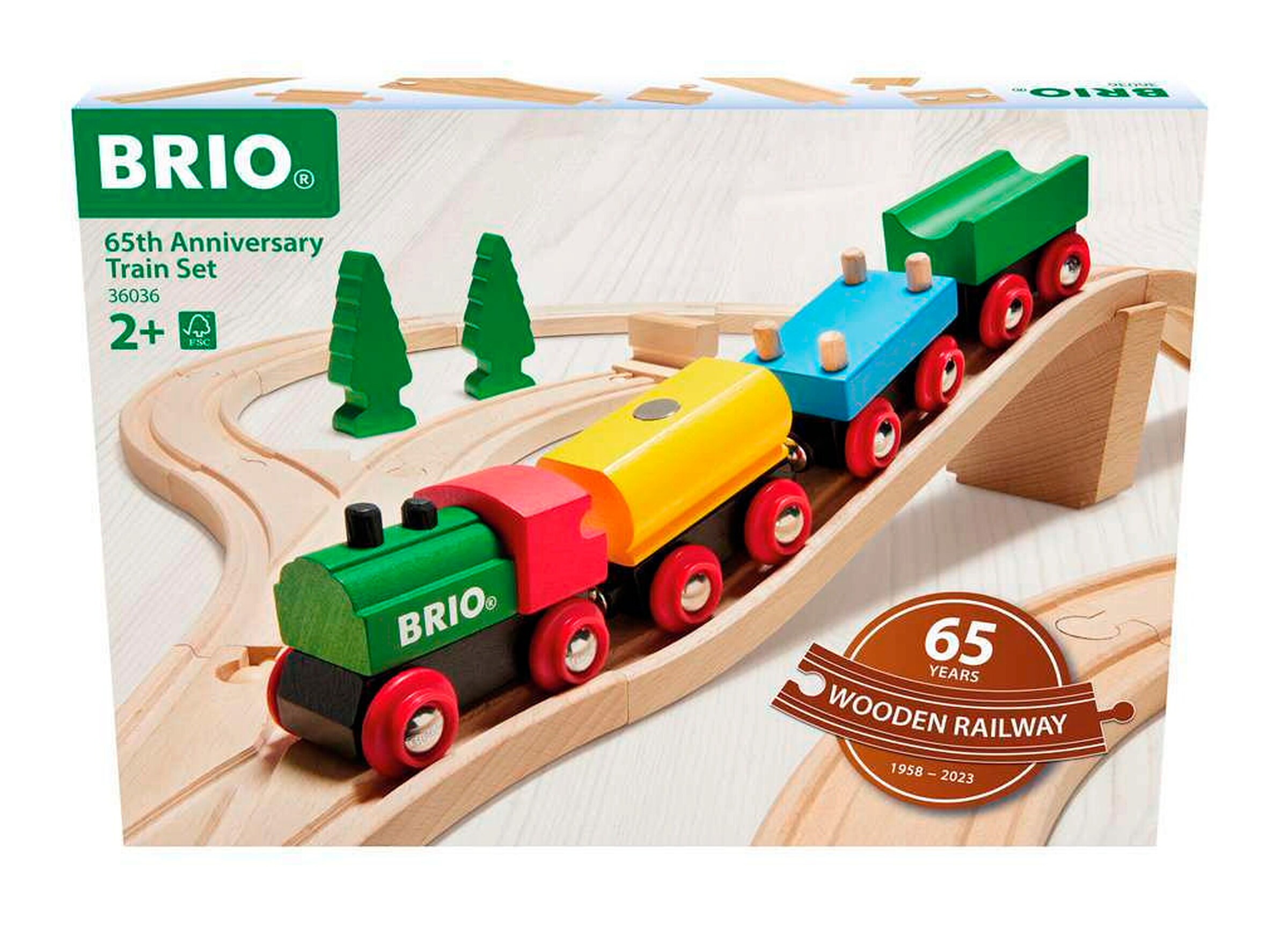 BRIO 65 Jahre Holzeisenbahn Jubiläums-Zugset
