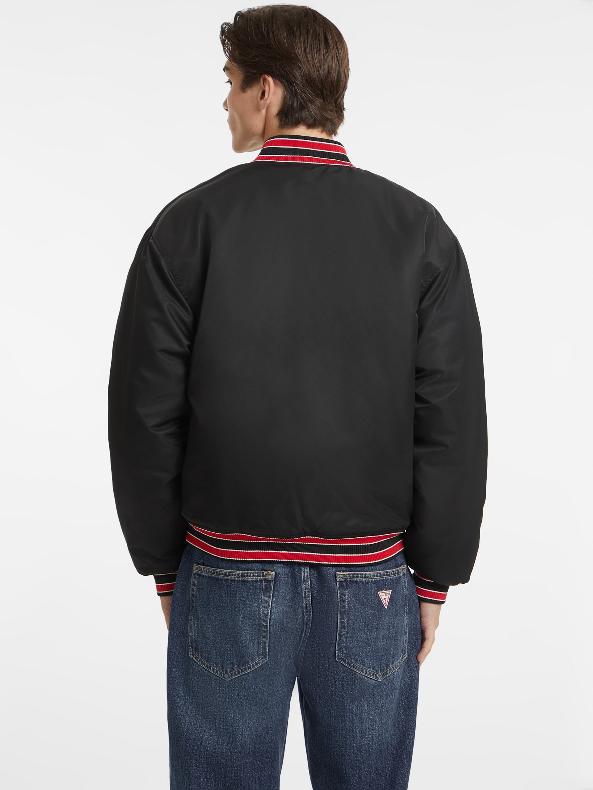Jaqueta Varsity com Patch de Estilo