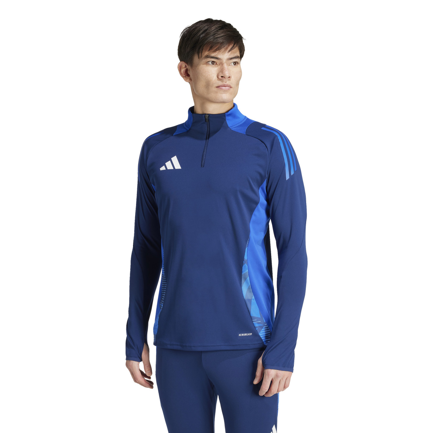 Adidas Tiro 24 Competition Trainingstrui 1/4-Zip Donkerblauw Blauw