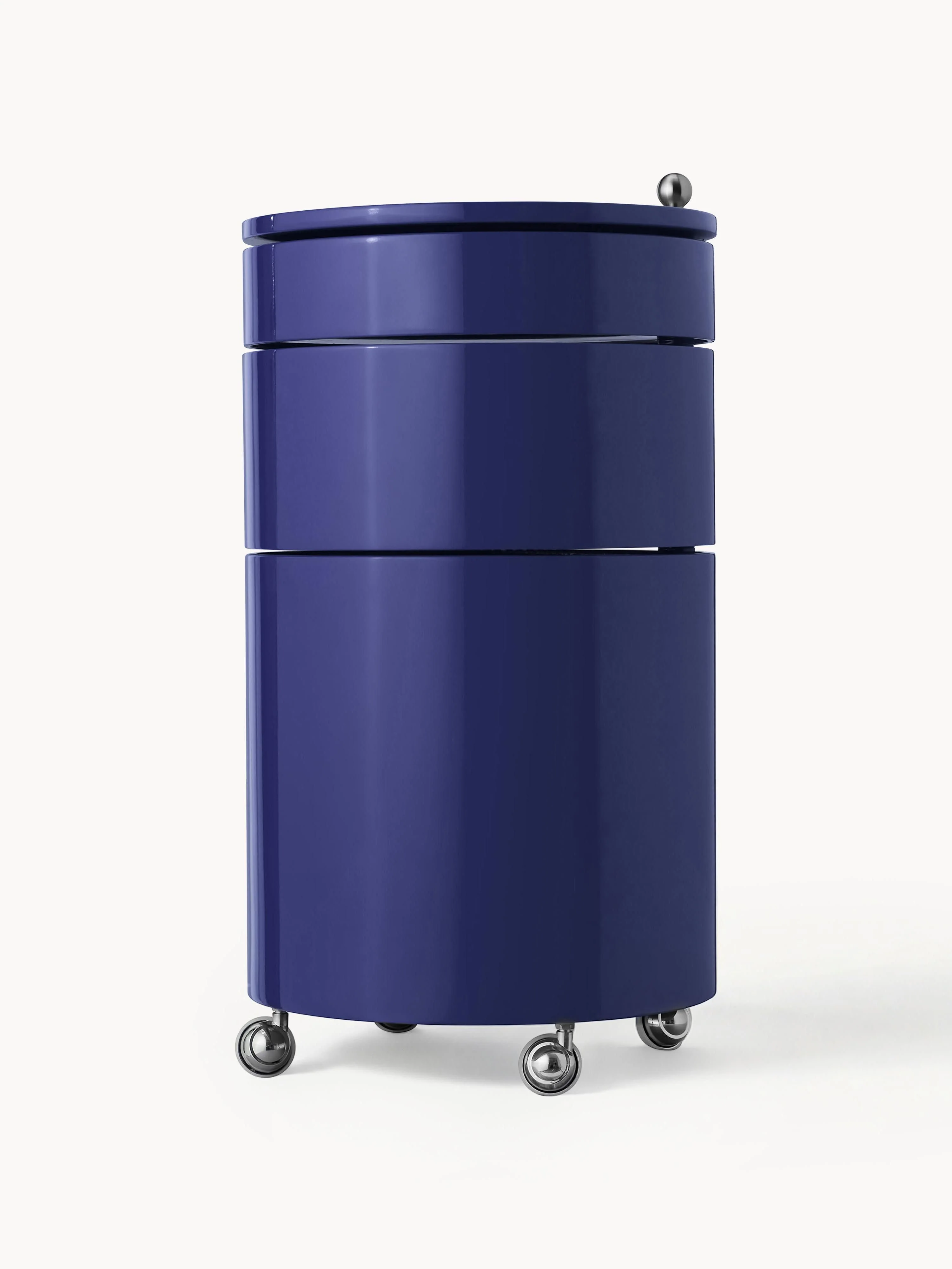 Ronde rolcontainer Barboy, Design Verner Panton