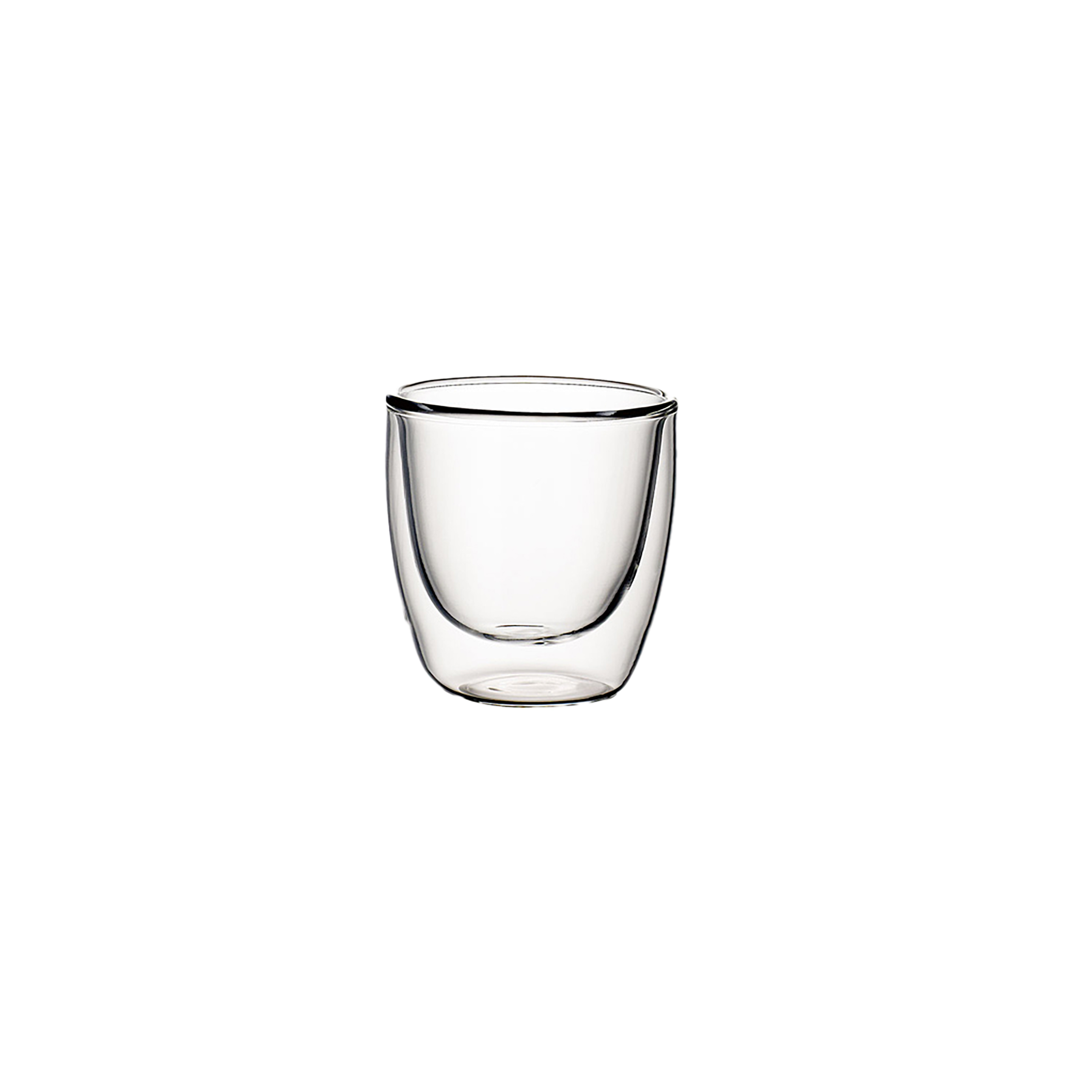 Artesano Glass espresso cup Clear, 2.1 oz, borosilicate glass
