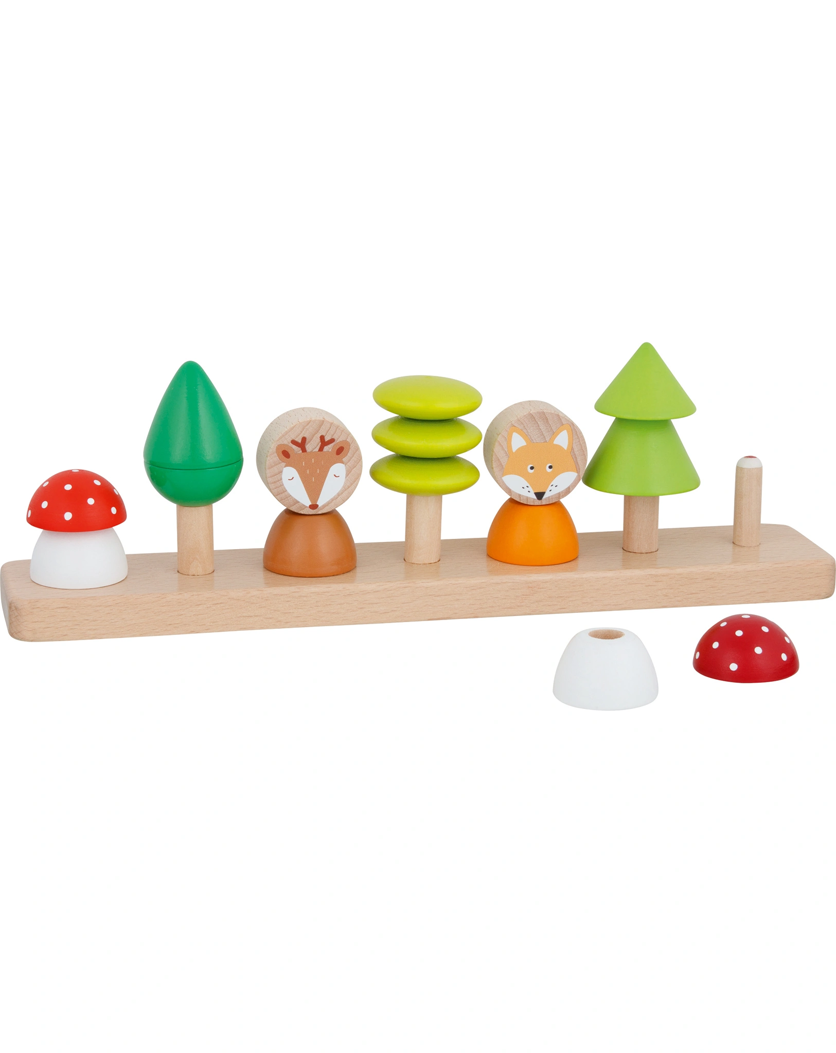 Sortierspiel KLEINE WALDFREUNDE aus Holz