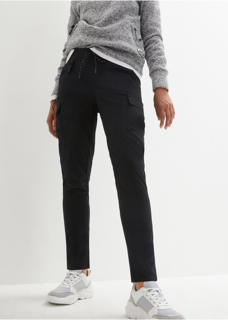 Pantalon fonctionnel étanche avec taille confortable, longueur cheville