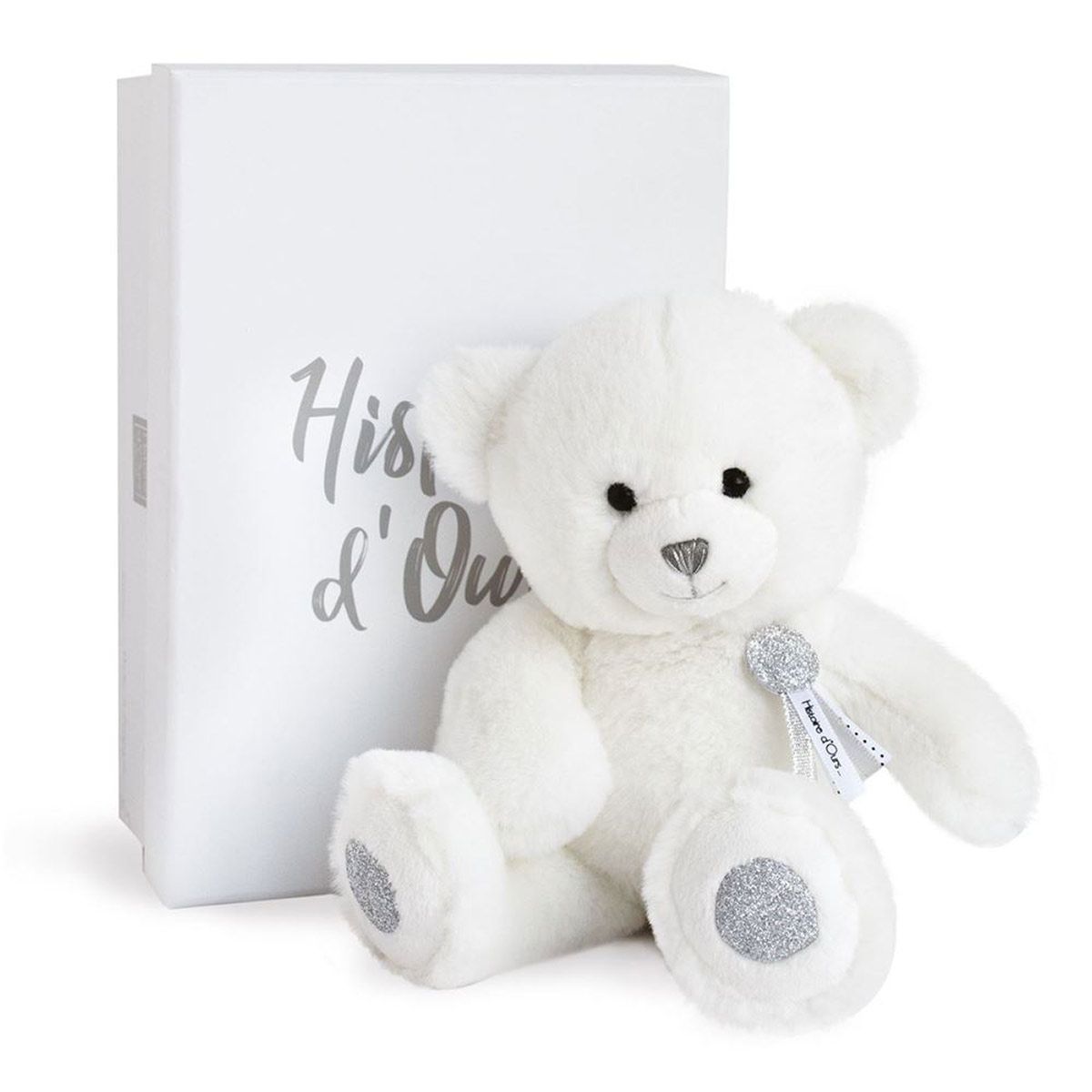 Ours charms blanc 24 cm