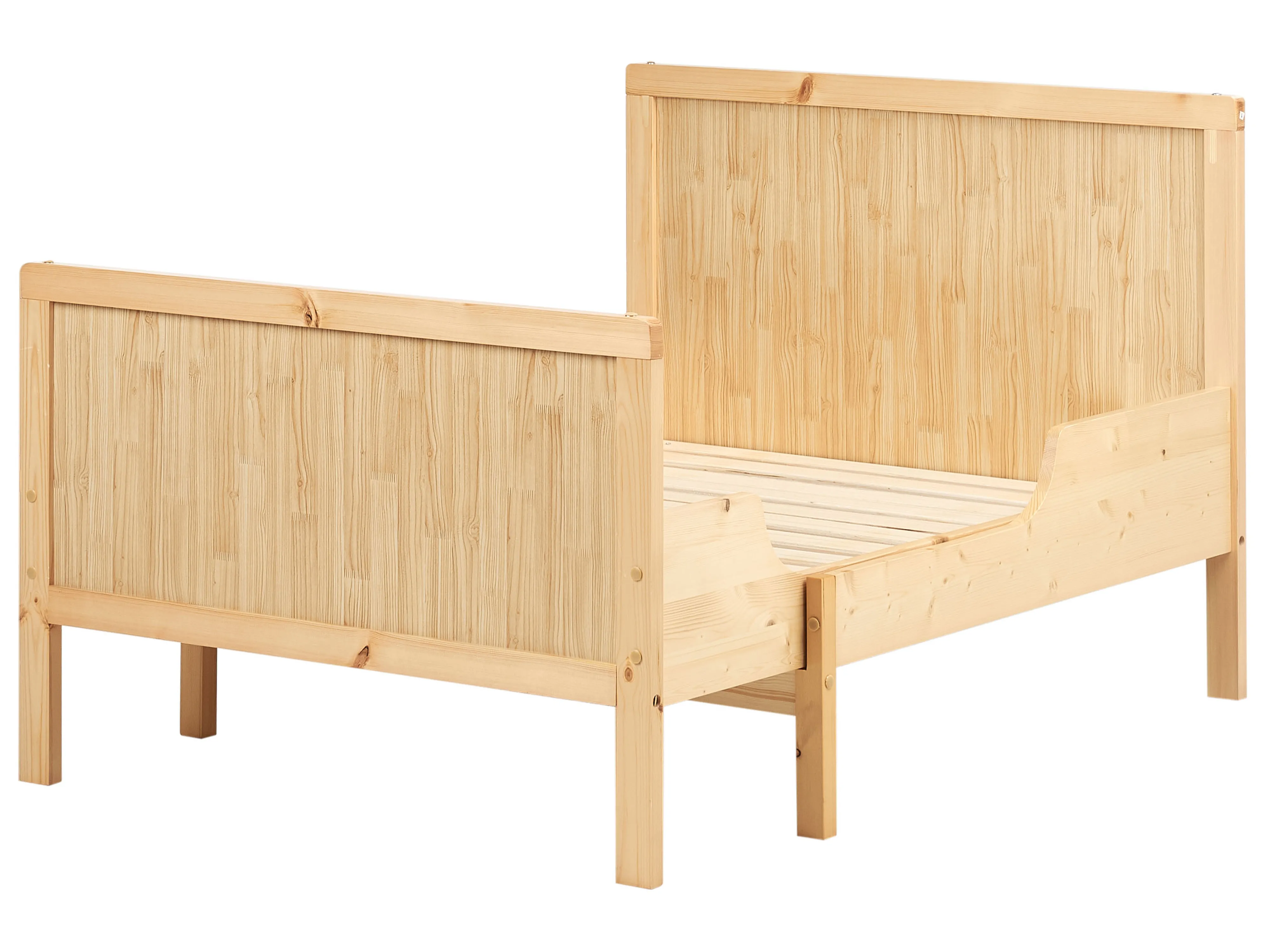 Uitschuifbaar kinderbed Dennenhout MONTIGNY 90 x 200 cm Lichtbruin
