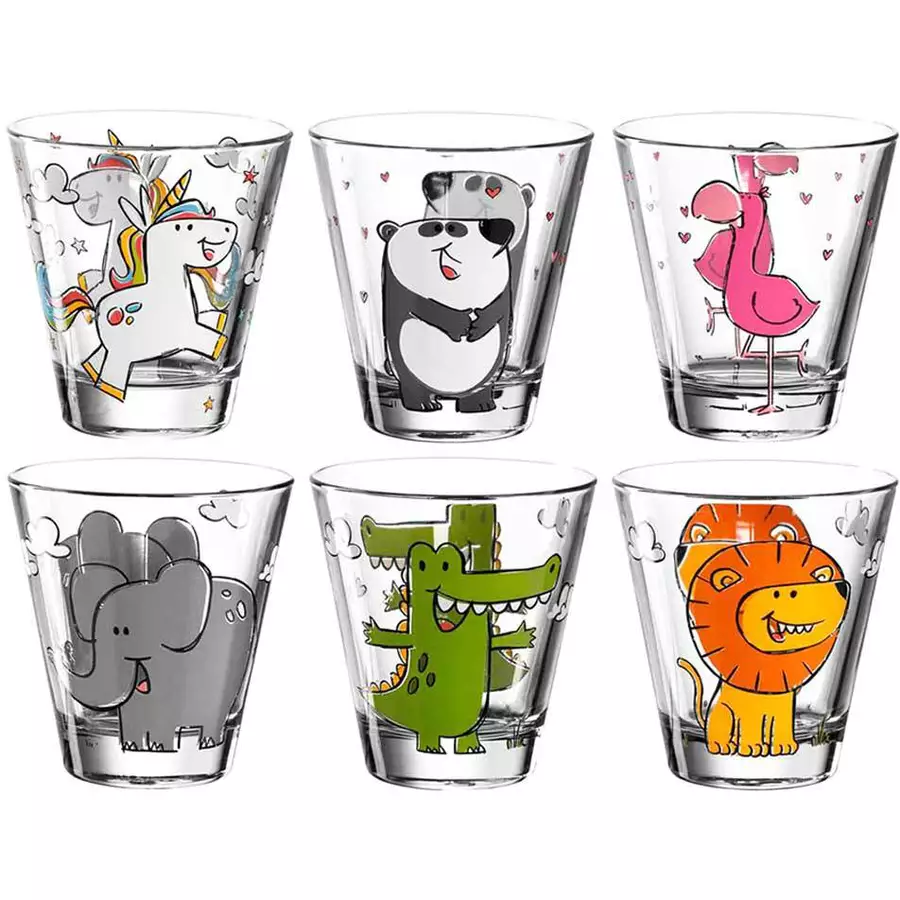 Leonardo Becher Bambini 12er Set bunt