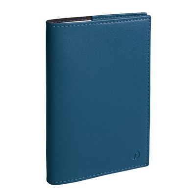 Agenda Soho Ministre Prestige avec répertoire - 1 semaine sur 2 pages - 16 x 24 cm - bleu acier - Quo Vadis