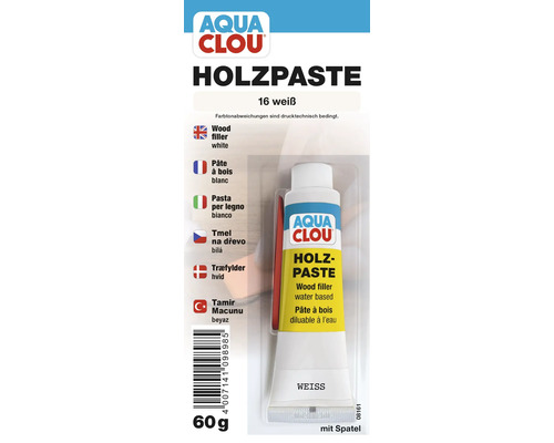 Clou houtpasta wit 60 g