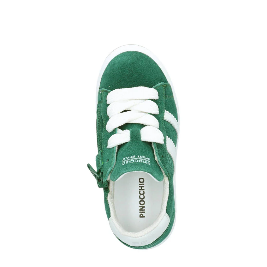 Pinocchio suède sneakers groen