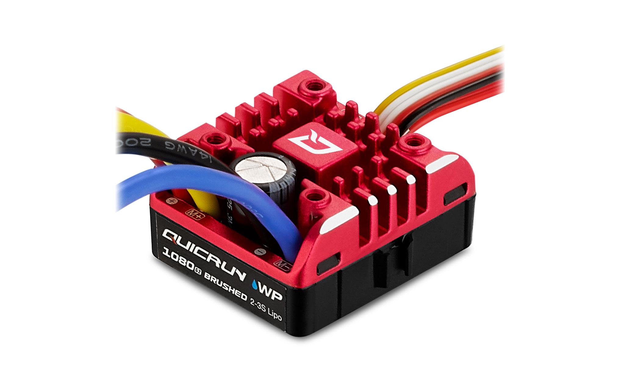 Brushed Regler QuicRun WP1080-G2 Crawler 80A, 2-3SRegler für Crawler und andere Fahrzeuge mit Bürstenmotor