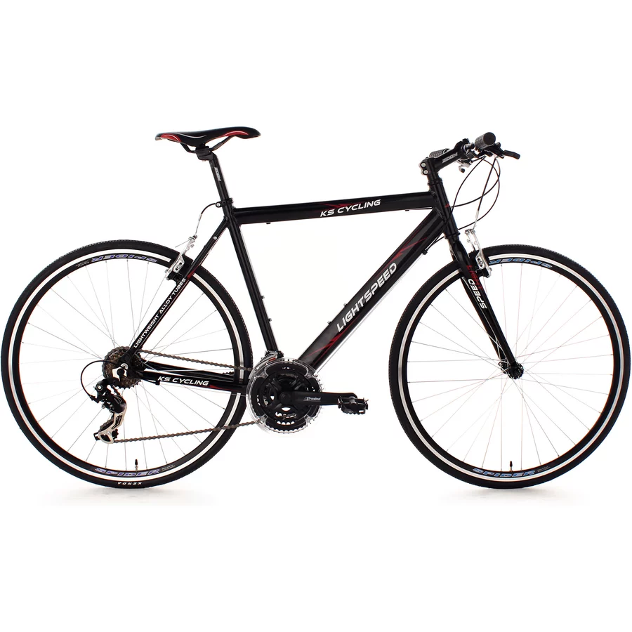 KS Cycling Fitnessrad 21 Gänge Fitness-Bike Lightspeed (Black) 28 Zoll schwarz
