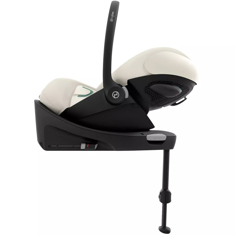 cybex GOLD Babyschale Cloud G i-Size Plus Seashell Beige Plus mit Basisstation Base G
