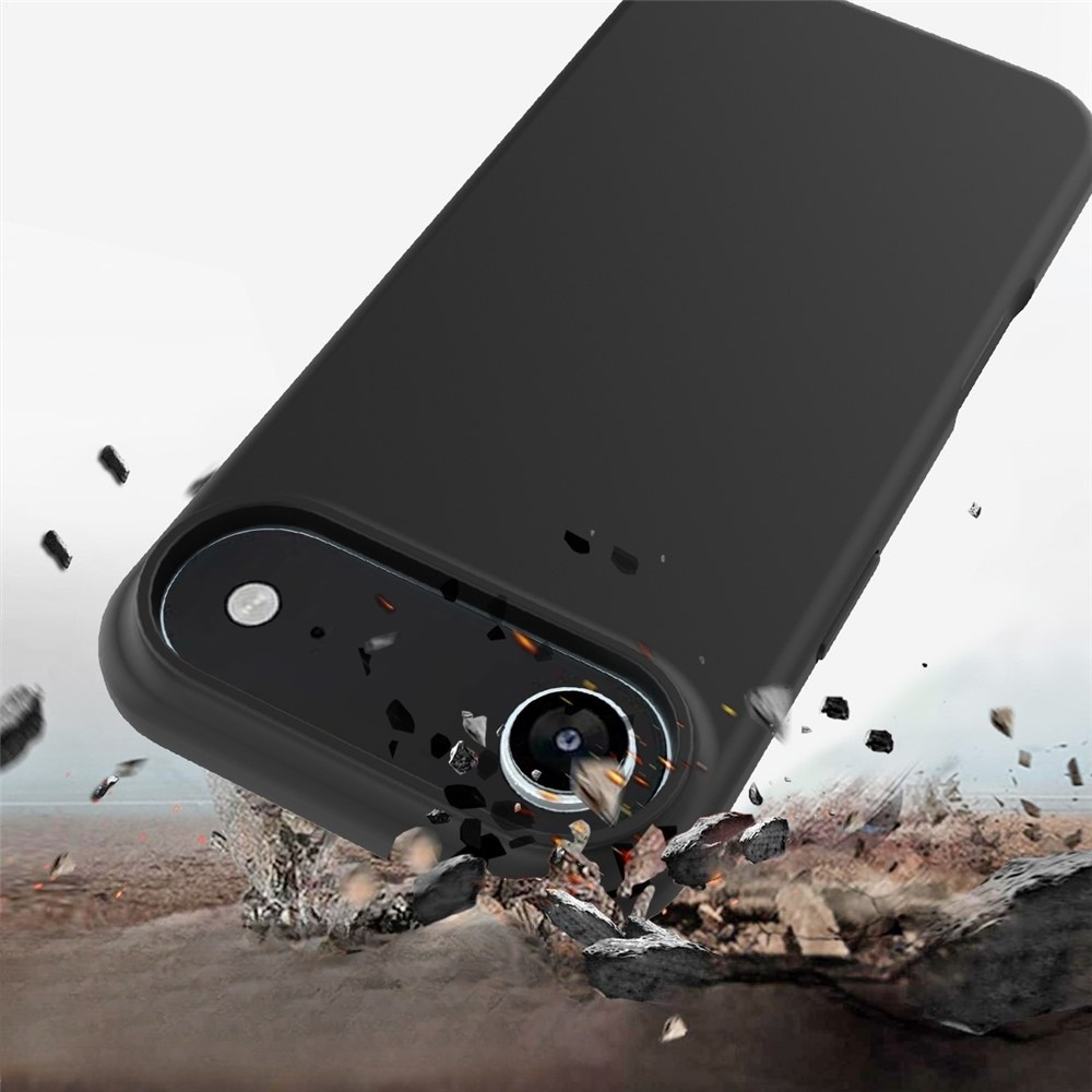 iPhone Air Silikon Case Hülle - Schwarz