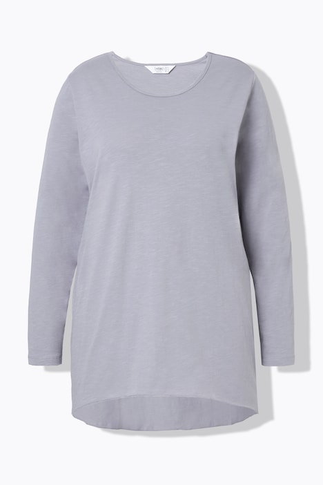 Longshirt, bequeme Passform, Rundhals, Langarm